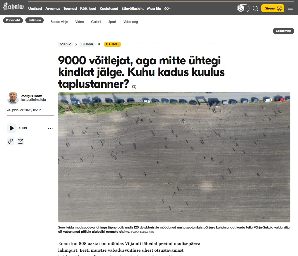 9000 võitlejat, aga mitte ühtegi kindlat jälge. Kuhu kadus kuulus taplustanner?